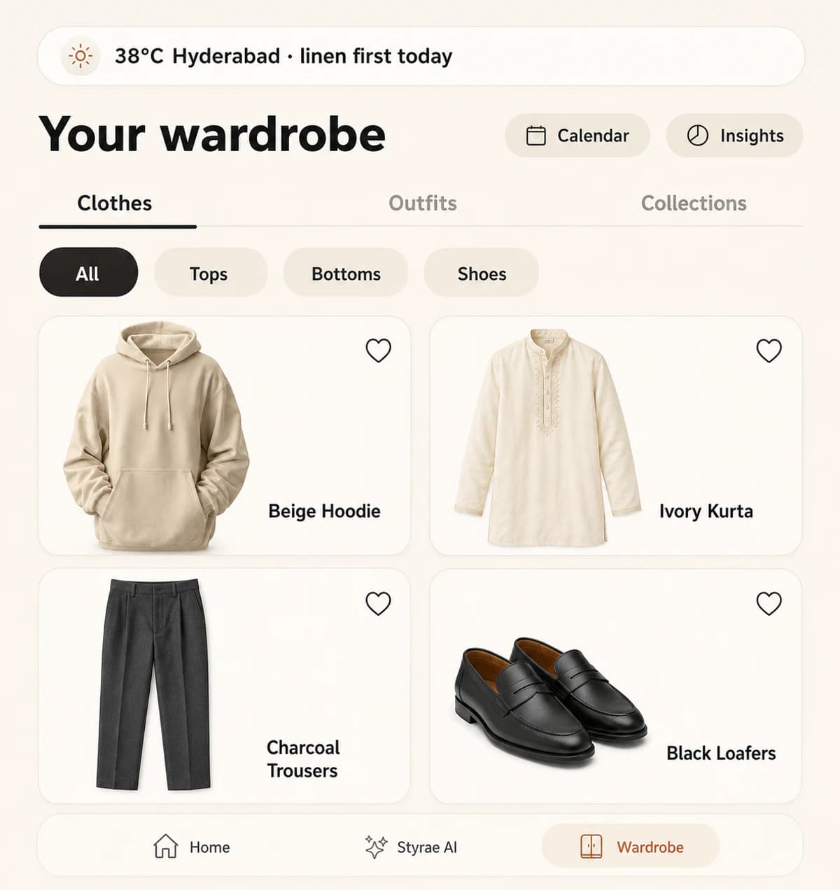 Styrae | digital wardrobe & ai stylist screenshot 2